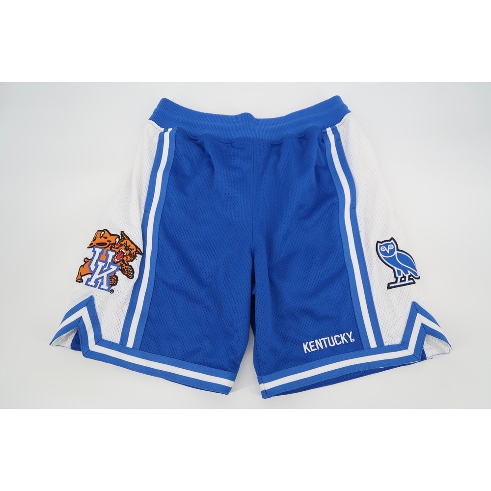 October's Very Own Kentucky Wildcats Basketball Shorts Mens Size Medium Blue OVO